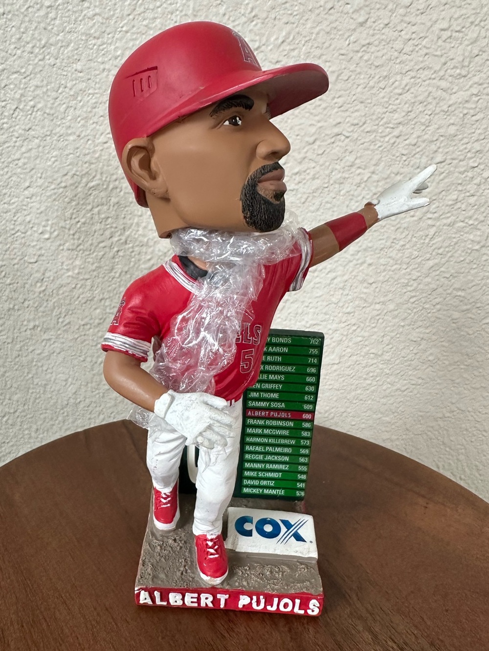 Los Angeles Angels Albert Pujols 600 Home Run Tracker Bobblehead SGA W/ Box - Picture 13 of 13